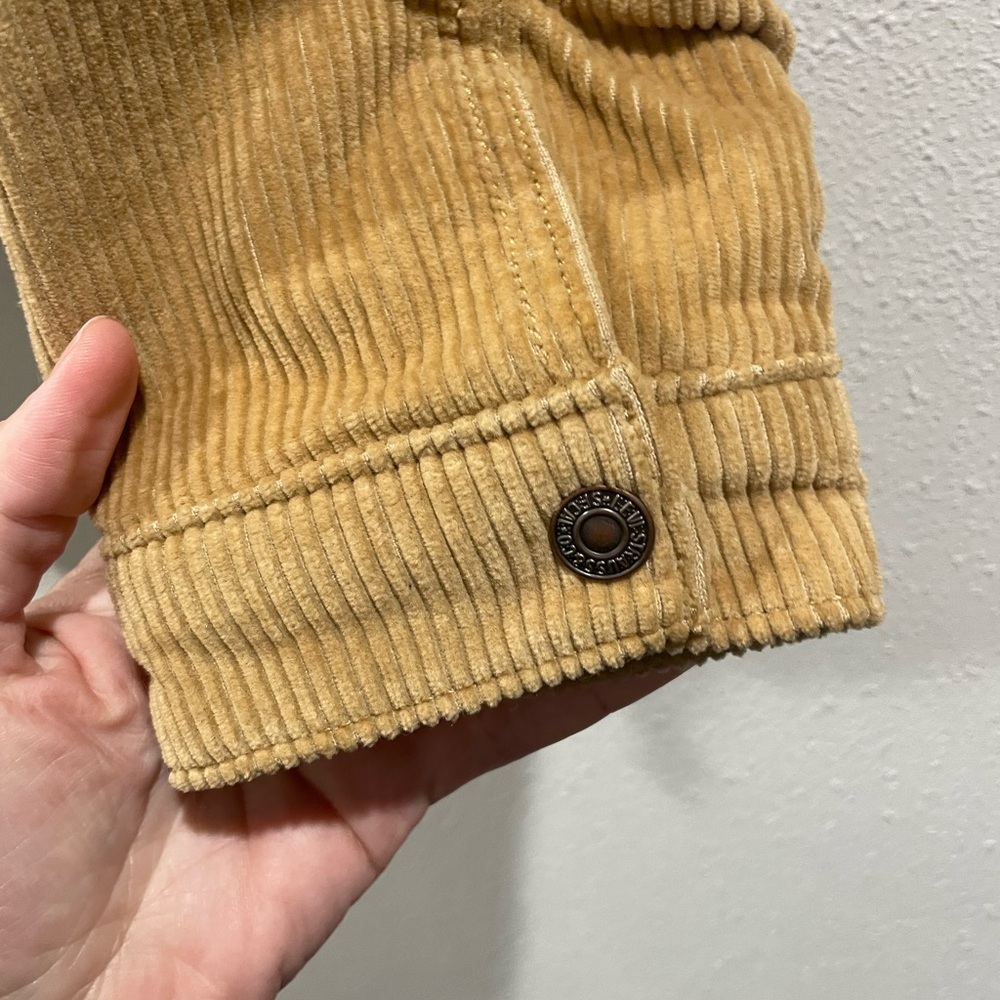 Levi's Women's Yellow Corduroy Sherpa Jacket - Picture 8 of 8